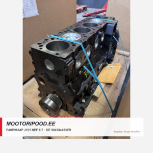 FPT NEF 6.7 F4HE9684P J101 – tehtaalla kunnostettu short block