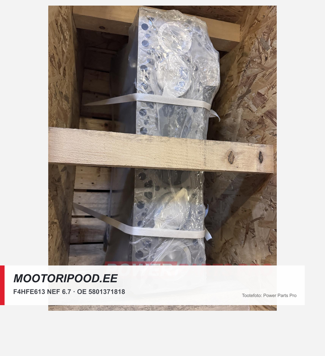 FPT NEF 6.7 F4HFE613 - uusi short block
