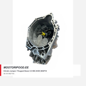 Citroën Jumper / Peugeot Boxer 2.0 HDi AH03 20GP19 – uusi 6-vaihteinen manuaalivaihteisto